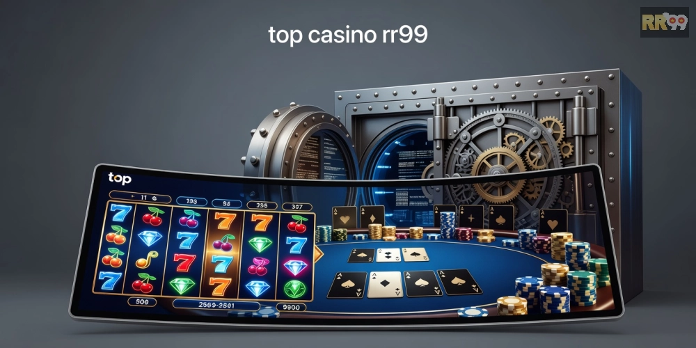 Hình minh họa khái niệm top casino rr99 với giao diện hiện đại và trò chơi đa dạng