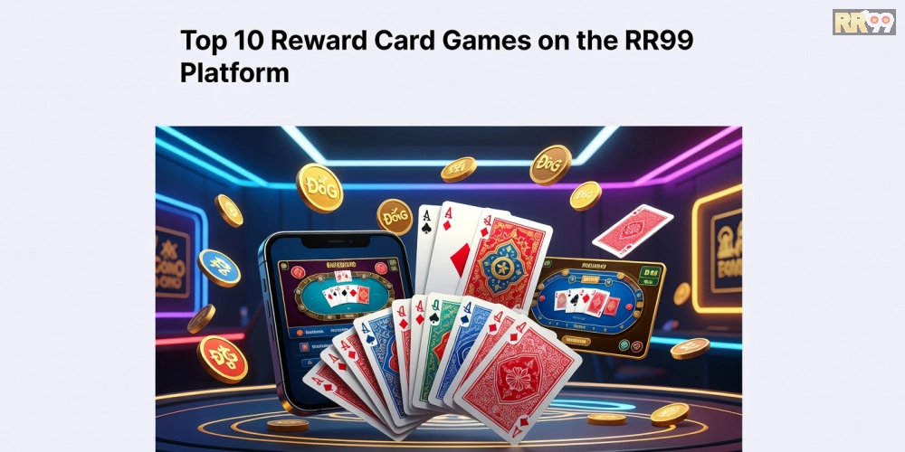Hình minh họa khái niệm top 10 game bài đổi thưởng rr99 với giao diện chơi hấp dẫn và phần thưởng thực tế.