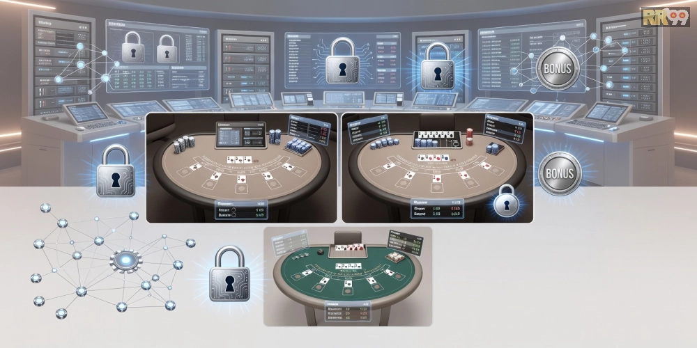 Top 15 nền tảng trực tiếp casino rr99 uy tín được liệt kê với biểu tượng chất lượng cao