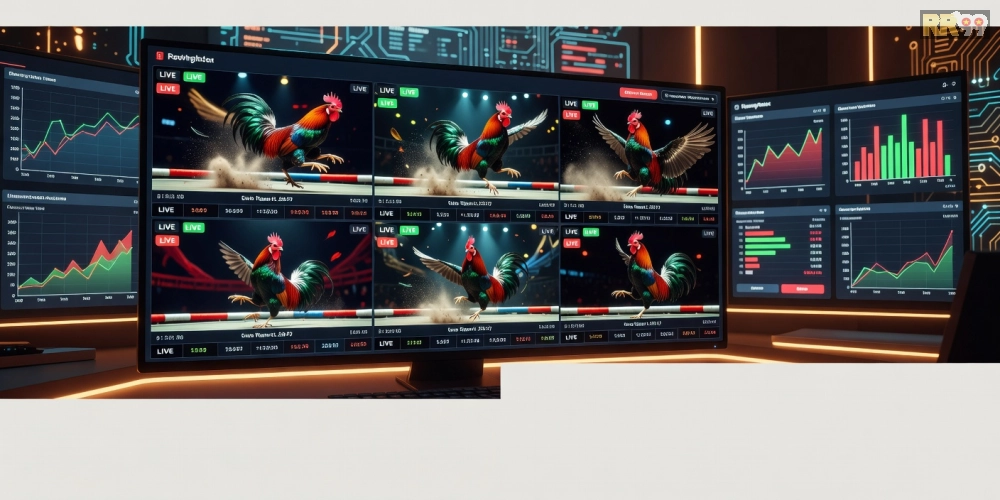 Giao diện nền tảng SV388 cho xem đá gà trực tuyến rr99 với tính năng cá cược nổi bật